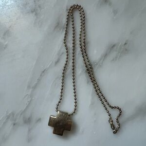 Tiffany’s Sterling Silver Cross Necklace
